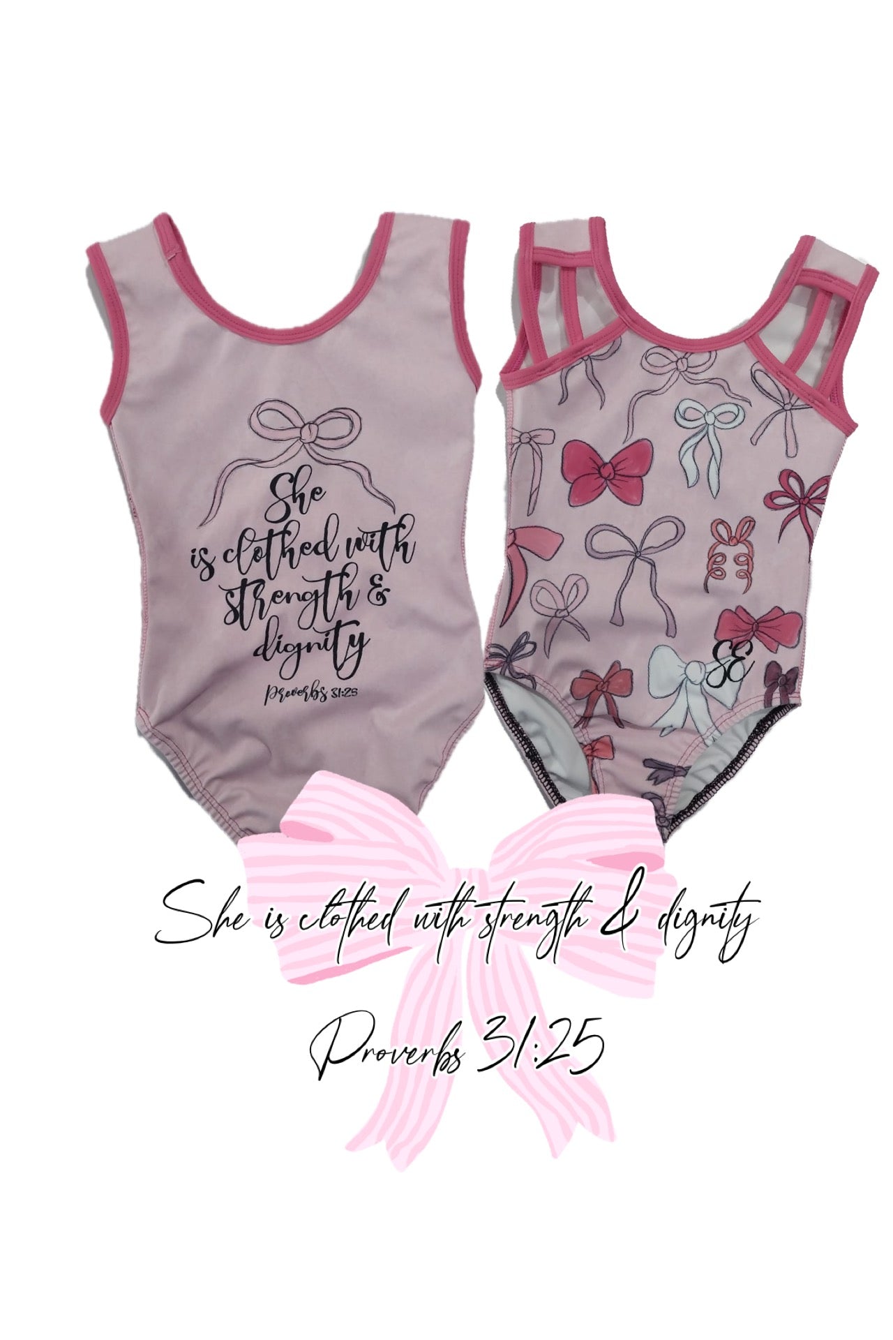 Pink Bows Leotard ‼️PREORDER‼️